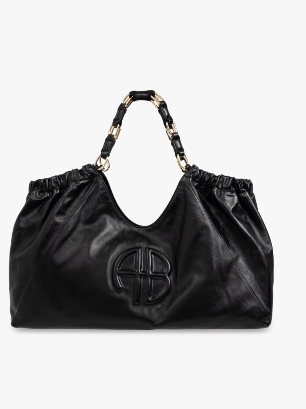 Kate Leather Tote - Large - Black - Anine Bing - Picture 2 of 4